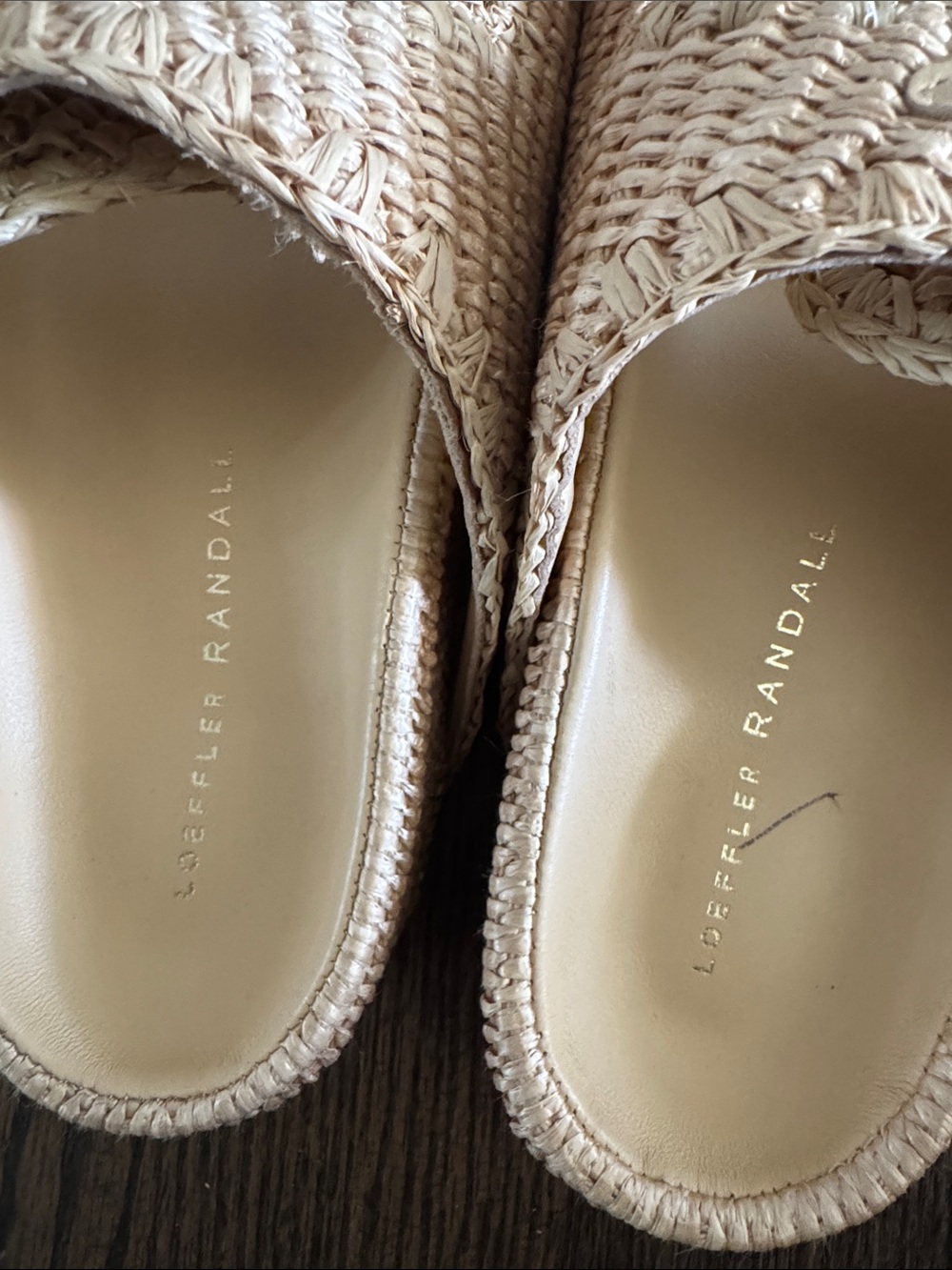 Loeffler Randall Theo 40MM Cotton-Blend Platform Sandals 6.5 - Picture 9 of 15